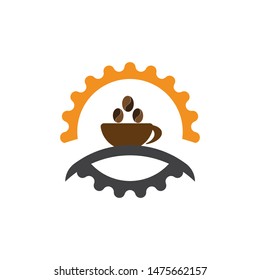 Coffee cup logo template vector icon design