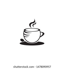 Coffee cup logo template vector icon design