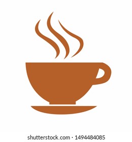 Coffee cup Logo Template vector icon design isolated on white background