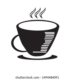 Coffee cup Logo Template vector icon design isolated on white background