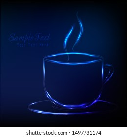 Coffee cup Logo Template vector icon design.