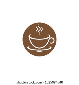 Coffee cup Logo Template vector icon design