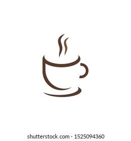 Coffee cup Logo Template vector icon design