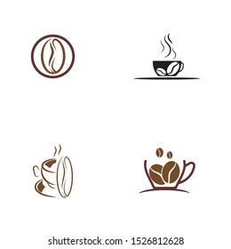 Coffee cup Logo Template vector icon design