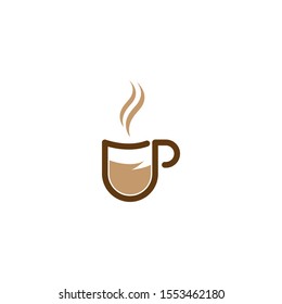 Coffee cup Logo Template vector icon design