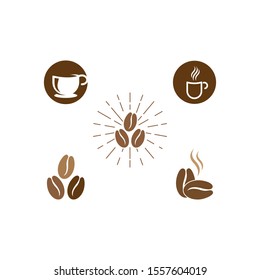 Coffee cup Logo Template vector icon design