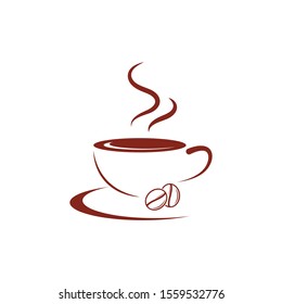 Coffee cup Logo Template vector icon design