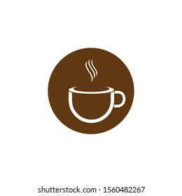 Coffee cup Logo Template vector icon design