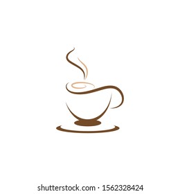 Coffee cup Logo Template vector icon design