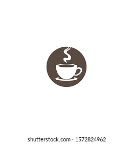 Coffee cup logo template vector icon design