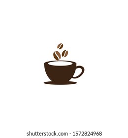 Coffee cup logo template vector icon design