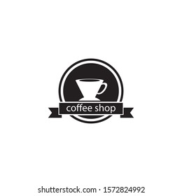 Coffee cup logo template vector icon design