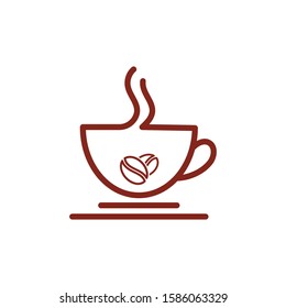 Coffee cup Logo Template vector icon design