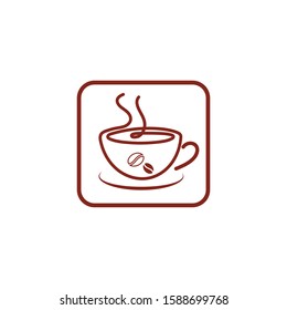 Coffee cup Logo Template vector icon design