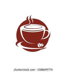 Coffee cup Logo Template vector icon design