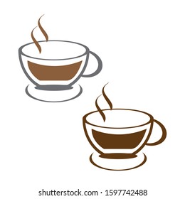 Coffee cup Logo Template vector icon design