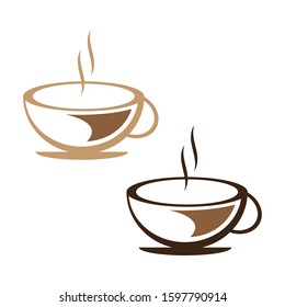 Coffee cup Logo Template vector icon design