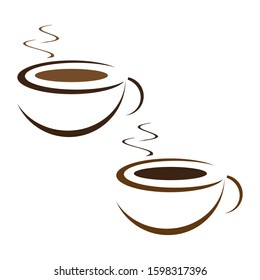 Coffee cup Logo Template vector icon design