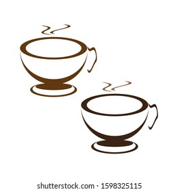 Coffee cup Logo Template vector icon design