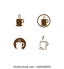 Coffee cup Logo Template vector icon design
