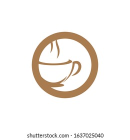 Coffee cup Logo Template vector icon design