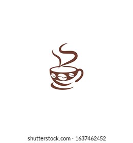 Coffee cup Logo Template vector icon design