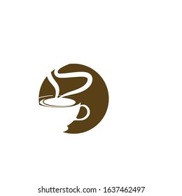 Coffee cup Logo Template vector icon design