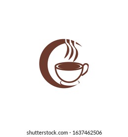 Coffee cup Logo Template vector icon design