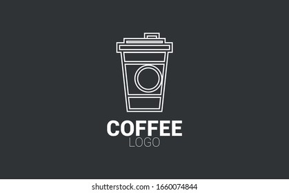 Coffee cup Logo Template vector icon design