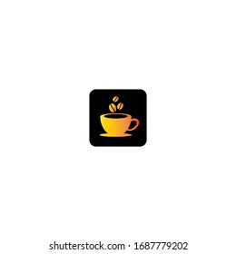 Coffee cup logo template vector icon design