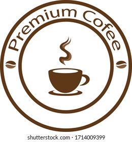 Coffee cup logo template vector icon design