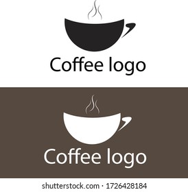 Coffee cup logo template vector icon design
