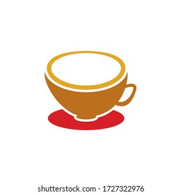 Coffee cup logo template vector icon design