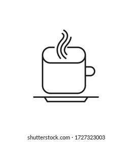 Coffee cup logo template vector icon design