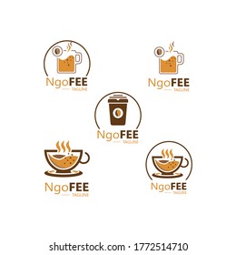 Coffee cup Logo Template vector icon design