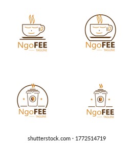 Coffee cup Logo Template vector icon design