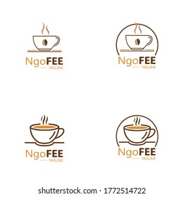 Coffee cup Logo Template vector icon design