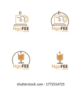 Coffee cup Logo Template vector icon design