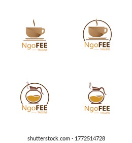 Coffee cup Logo Template vector icon design