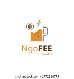 Coffee cup Logo Template vector icon design