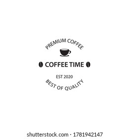 Coffee cup logo template vector icon design