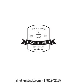 Coffee cup logo template vector icon design