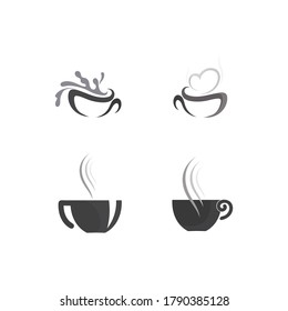 Coffee cup Logo Template vector icon design