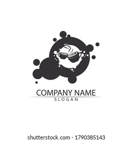 Coffee cup Logo Template vector icon design