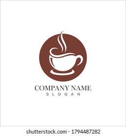 Coffee cup Logo Template vector icon design