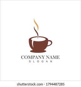 Coffee cup Logo Template vector icon design
