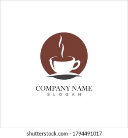 Coffee cup Logo Template vector icon design