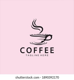 Coffee cup Logo Template vector icon illustration  design