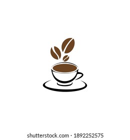Coffee cup Logo Template vector icon design. Espresso. Black coffee icon. Vector