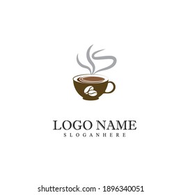 Coffee-Cup Logo Vorlage Vektorsymbol